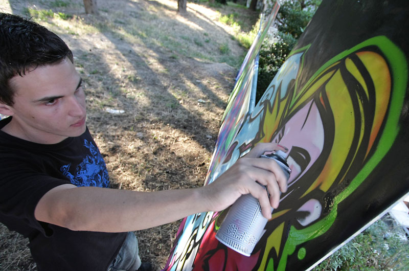 Grafiti, Hip hop & Break battles – Kapetanski park (foto: Marin Gospić)