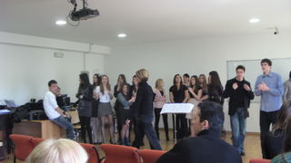 Dodjela nagrada za umjetničke radove u gimnaziji J. Barakovića Dodjela nagrada za umjetničke radove u gimnaziji J. Barakovića