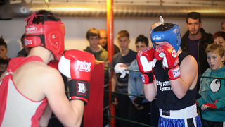 Javni sparing u boksačkom klubu Zlatna rukavica (foto:Saša Čuka)