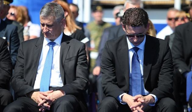 Prvi i drugi potpredsjednici Vlade RH, Tomislav Karamarko i Božo Petrov. Photo: Jurica Galoić/PIXSELL