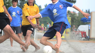Turnir u nogometu na pijesku na Kolovarama (foto:Saša Čuka)