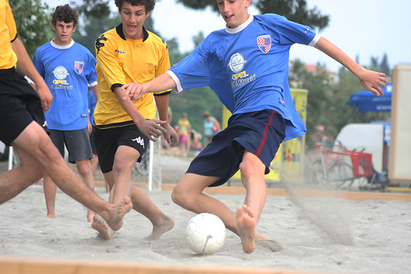 Turnir u nogometu na pijesku na Kolovarama (foto:Saša Čuka)