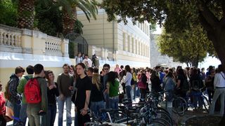 Prosvjed studenata u Zadru Prosvjed studenata u Zadru