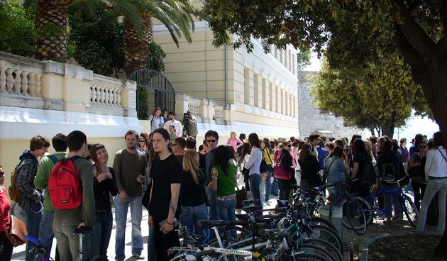 Prosvjed studenata u Zadru