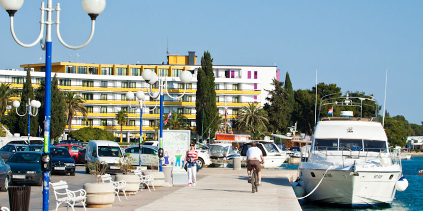 Biograd na Moru u iščekivanju Porina, Foto: Franjo Jurićć Biograd na Moru u iščekivanju Porina, Foto: Franjo Jurićć