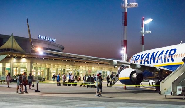 ryanair zracna luka zadar