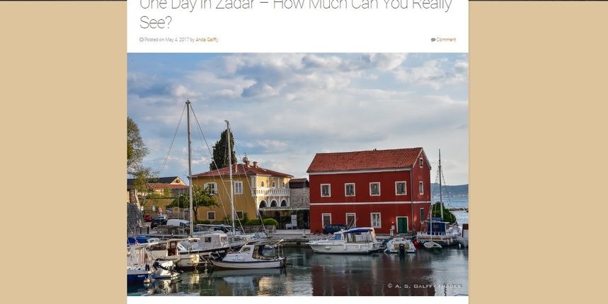 Travel notes and beyond o Zadru