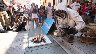 Performance Enia Meštrovića (foto:Saša Čuka)