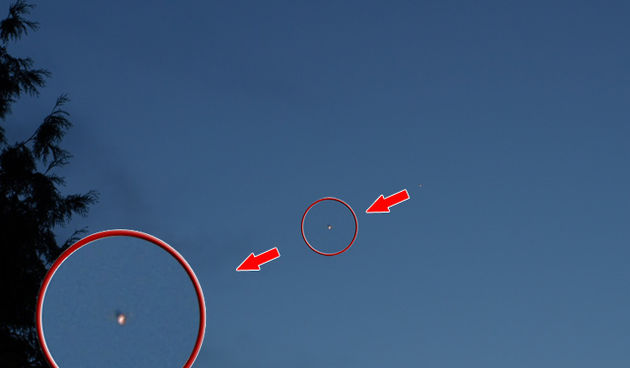 NLO nad Našicama. Foto: nasice.com