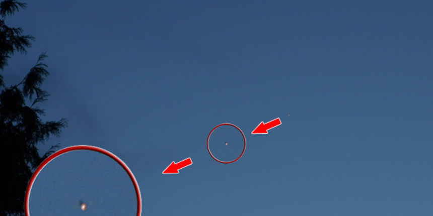 NLO nad Našicama. Foto: nasice.com NLO nad Našicama. Foto: nasice.com