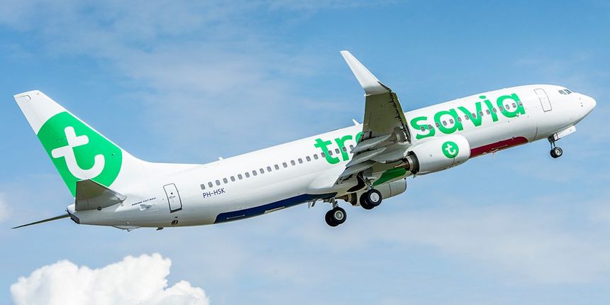 Zrakoplov Transavia airlinesa
