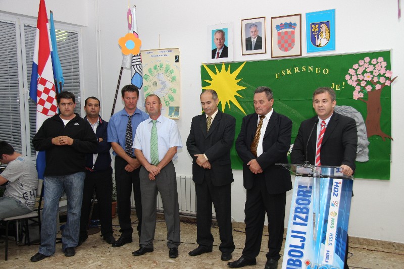 HDZ-ov predizborni skup u Jasenicama