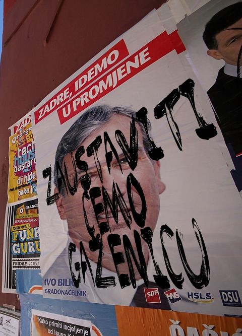 Išarani plakati koalicije za promjene