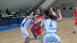 Kadetkinje : ŽKK Zadar – ŽKK Novi Zagreb (foto:Saša Čuka)