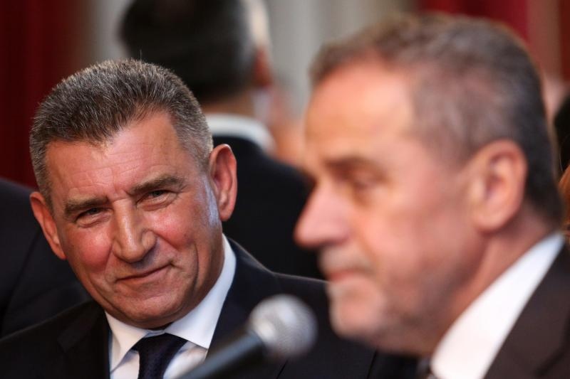 , Zagreb – U Dvercu je odrzana dodjela povelje pocasnog gradjanina Zagreba generalu Anti Gotovini. Photo: Anto Magzan/PIXSELL , Zagreb – U Dvercu je odrzana dodjela povelje pocasnog gradjanina Zagreba generalu Anti Gotovini. Photo: Anto Magzan/PIXSELL