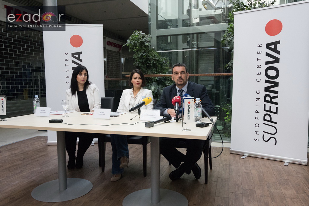 Novinari obišli objekt trgovinskog centra Supernova Zadar