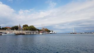 Ciklona Branka donijela crne i prijeteće oblake nad Zadar. Foto: Mladen Malik Ciklona Branka donijela crne i prijeteće oblake nad Zadar. Foto: Mladen Malik