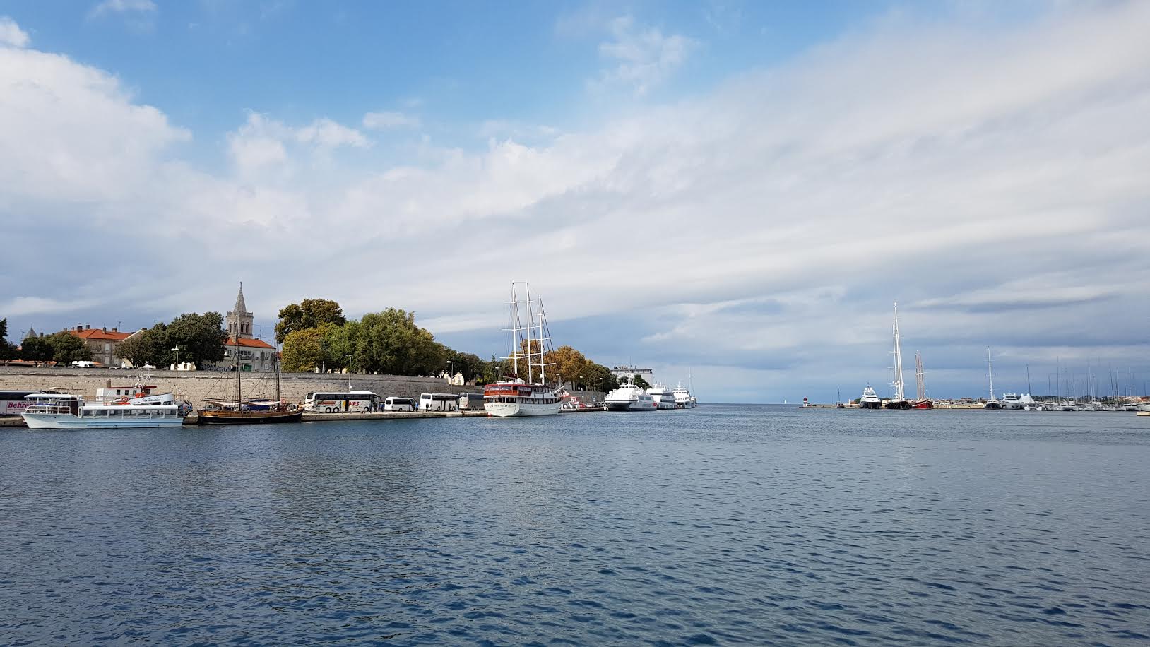 Ciklona Branka donijela crne i prijeteće oblake nad Zadar. Foto: Mladen Malik Ciklona Branka donijela crne i prijeteće oblake nad Zadar. Foto: Mladen Malik