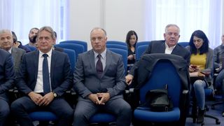 Na Zupanijskom sudu nastavljeno je sudjenje Ivi Sanaderu i drugima u aferi Fimi medije. Božidar Kalmeta Na Zupanijskom sudu nastavljeno je sudjenje Ivi Sanaderu i drugima u aferi Fimi medije. Božidar Kalmeta