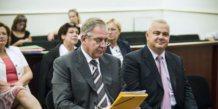 Zagreb, 030912.Zrinjevac.Zupanijski sud.Nastavak sudjenja Ivi Sanaderu i ostalima u slucaju Fimi media.Foto: Goran Mehkek / CROPIX Zagreb, 030912.Zrinjevac.Zupanijski sud.Nastavak sudjenja Ivi Sanaderu i ostalima u slucaju Fimi media.Foto: Goran Mehkek / CROPIX