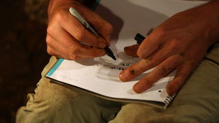 Zadar, 060712.
Predstavljanje novih arheoloskih nalaza iz spilje neandertalaca iz srednjeg paleolitika. Spilja se nalazi u kanjonu ispod utvrde Klicevica u blizini Benkovca. Arheolozi su pronasli ostatke alata kojima su se sluzili neandertalci prije 40 ti