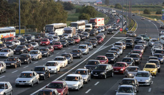 Gužva u prometu (Foto: totalportal.hr)