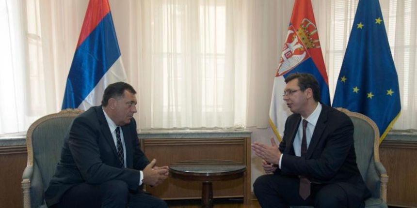 Milorad Dodik i Aleksandar Vucic, Foto: Srdjan Ilic/PIXSELL Milorad Dodik i Aleksandar Vucic, Foto: Srdjan Ilic/PIXSELL