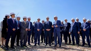 Obilazak radova na izgradnji sunčane elektrane Korlat