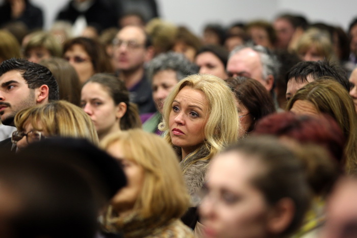 Zadar, 020213.
Samostan Skolskih sestara franjevki u Arbanasima.
Nakon Zagreba, kontroverzna znanstvenica Judith Reisman predavanje na temu spolnog odgoja veceras je odrzala i u Zadru.
Na fotografiji: detalj sa predavanja.
Foto: Jure Miskovic / CROPIX Zadar, 020213.
Samostan Skolskih sestara franjevki u Arbanasima.
Nakon Zagreba, kontroverzna znanstvenica Judith Reisman predavanje na temu spolnog odgoja veceras je odrzala i u Zadru.
Na fotografiji: detalj sa predavanja.
Foto: Jure Miskovic / CROPIX