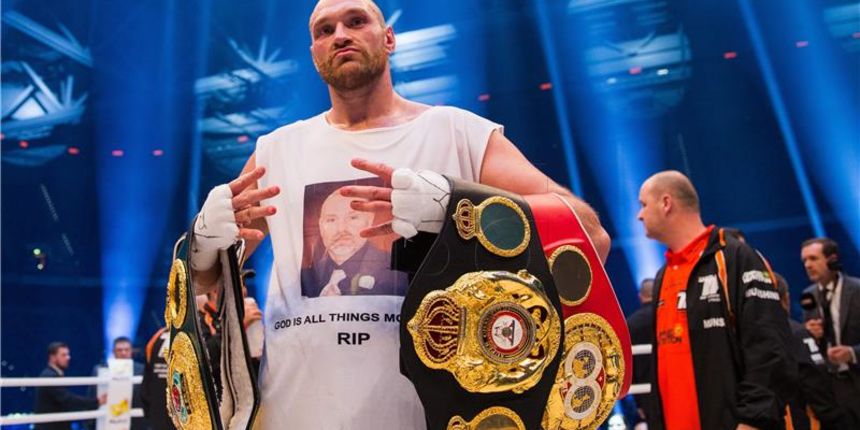 Tyson Fury svjetski prvak u teškoj kategoriji. Foto. Hina