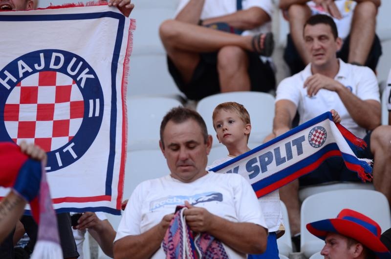 Stadion Poljud, Split – Uzvratna utakmica doigravanja za Europsku ligu, HNK Hajduk – FC Slovan Liberec 0-1. Photo: PIXSELL