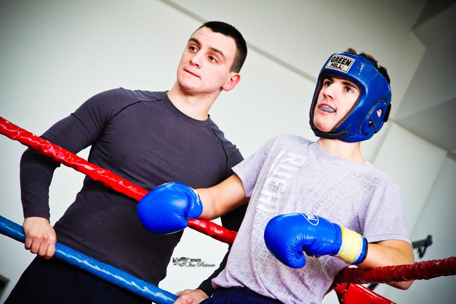 Dvorana BK Diabolik: Sparing zadarskih boksačkih klubova, foto: Iva Perinčić