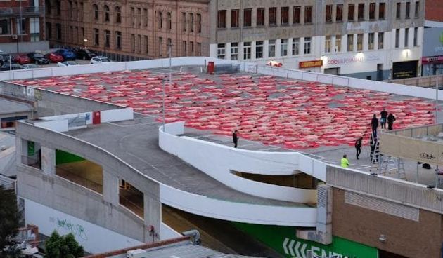 Četiri stotine golih ljudi poziralo na krovu u Melbourneu