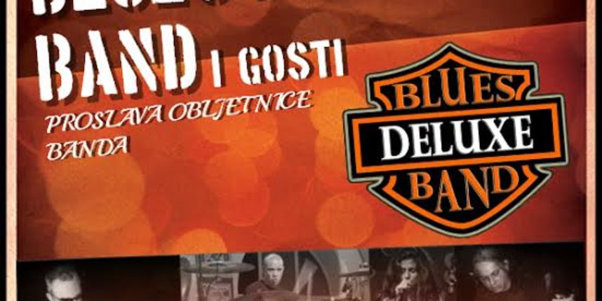 Slavljenički koncert Blues Deluxe Banda u petak u Forum Blues Baru! Slavljenički koncert Blues Deluxe Banda u petak u Forum Blues Baru!