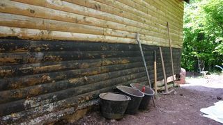 Obnova skloništa na Vlaškom gradu, foto: PD Paklenica Obnova skloništa na Vlaškom gradu, foto: PD Paklenica