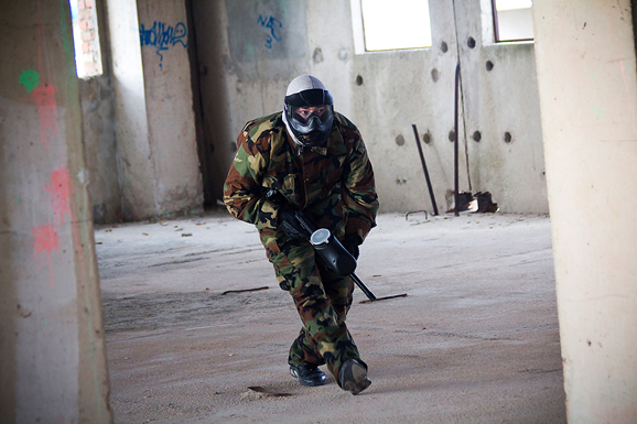 Paintball u Gaženici, 22. siječnja 2012. (foto:Saša Čuka)
