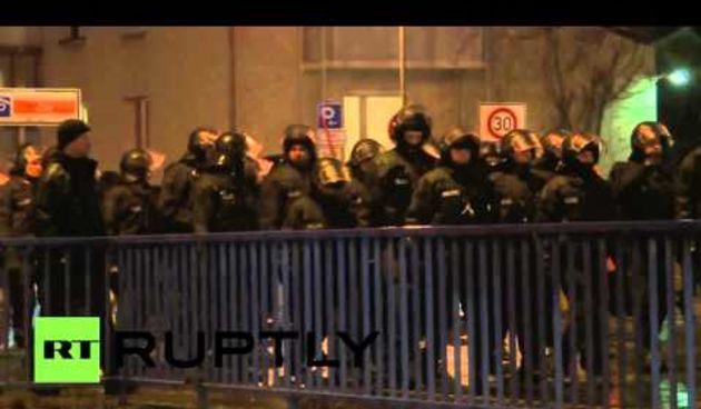 Neredi u Leipzigu, Foto: youtube screenshot