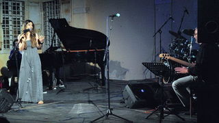 Festival suvremen glazbe: Daniele di Bonaventura trio i Jelana Radan, Foto: Nenad Marcev Festival suvremen glazbe: Daniele di Bonaventura trio i Jelana Radan, Foto: Nenad Marcev