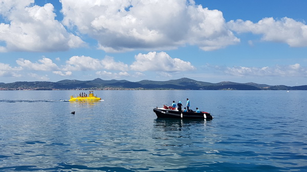 KPA Zadar: Vježba “Podvodni radovi i komunikacije te podvodna orijentacija” kod Morskih orgulja. Foto: Mladen Malik KPA Zadar: Vježba “Podvodni radovi i komunikacije te podvodna orijentacija” kod Morskih orgulja. Foto: Mladen Malik