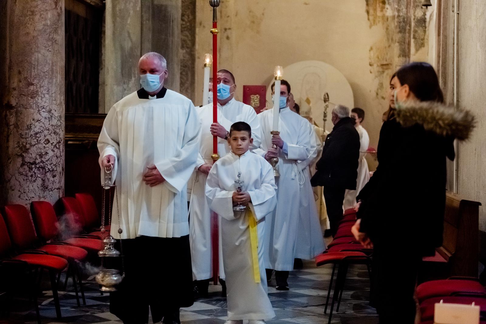Polnoćka u katedrali svete Stošije