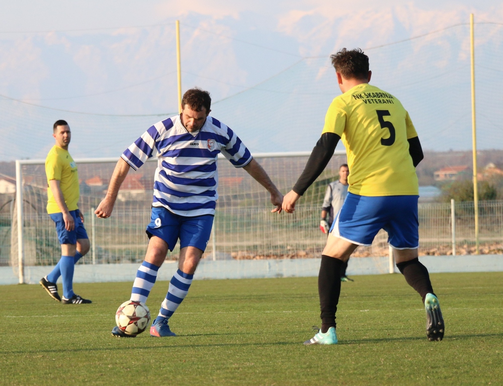 Derbi nogometne Lige veterana: Škabrnja – Mornar Vir