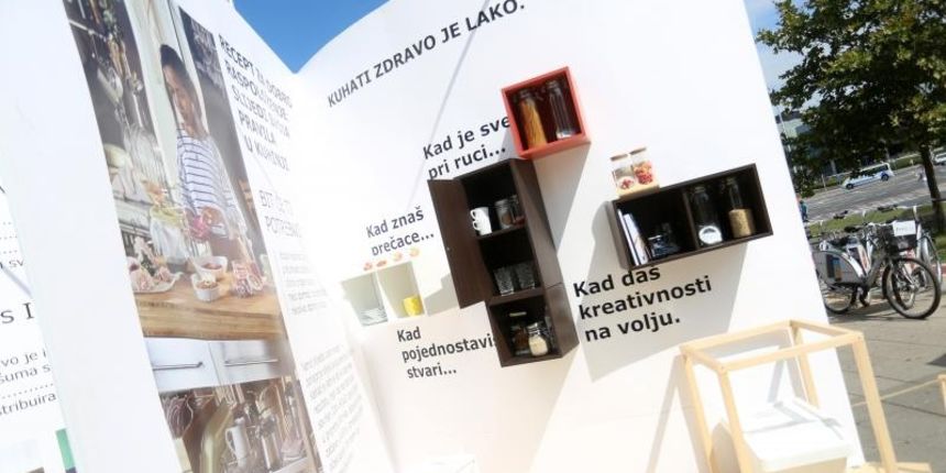 Zagreb: Robna kuća Ikea ispred Avenue Malla predstavila novi katalog