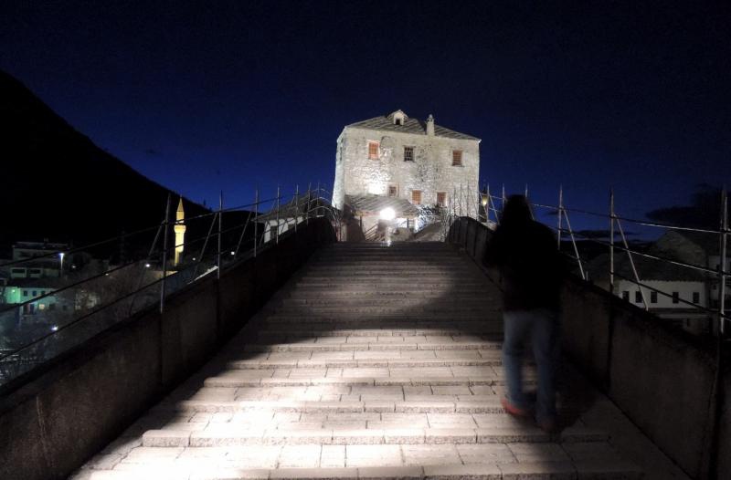 Noćni đir mostarskom starom jezgrom, Foto: Borna Filić/PIXSELL