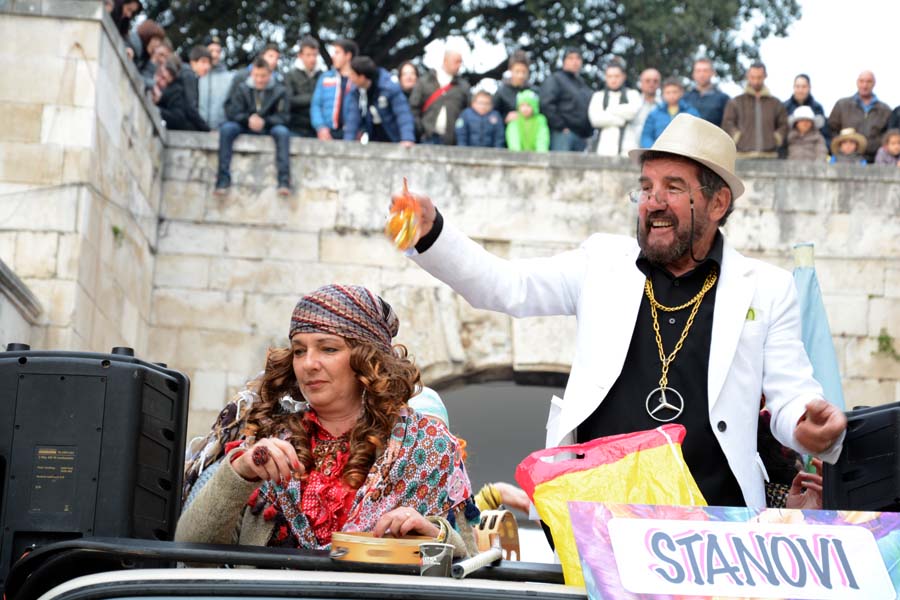 Stanarske maškare u karnevalskoj povorci, foto Iva Perinčić