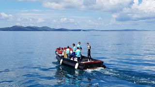 KPA Zadar: Vježba “Podvodni radovi i komunikacije te podvodna orijentacija” kod Morskih orgulja. Foto: Mladen Malik KPA Zadar: Vježba “Podvodni radovi i komunikacije te podvodna orijentacija” kod Morskih orgulja. Foto: Mladen Malik