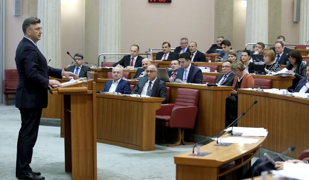 Andrej Plenković, Sabor