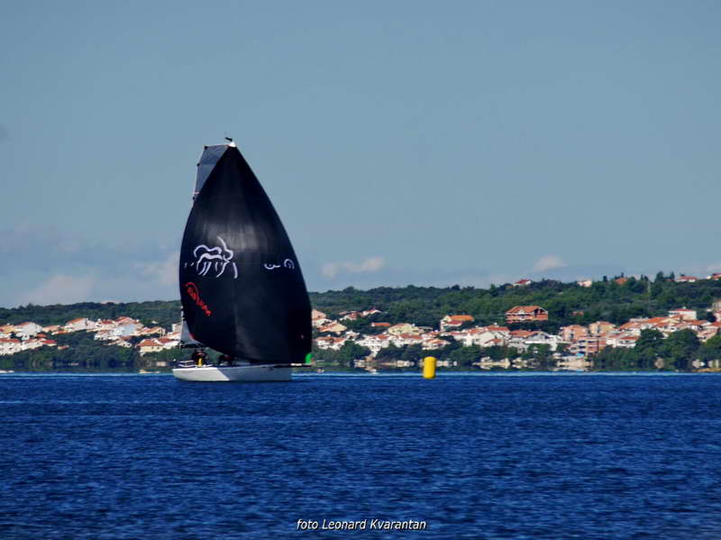 Zadarska Koka 2016. gledana s mora. Foto: Leonard Kvarantan Zadarska Koka 2016. gledana s mora. Foto: Leonard Kvarantan