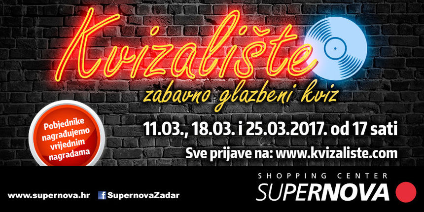 U subotu prvo “Kvizalište” u Supernova centru U subotu prvo “Kvizalište” u Supernova centru