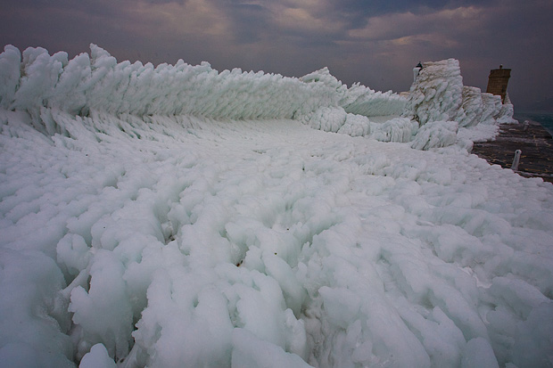 Senj u zagrljaju ledenog pokrivača, foto: Leo Banić