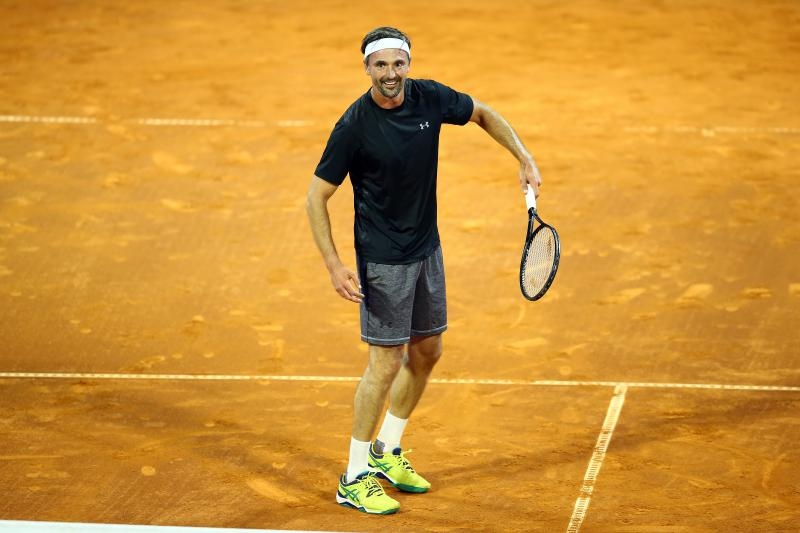 Agassi, Ferrero i Ivanišević odigrali egizibiciju u Umagu. Photo: Slavko Midzor/PIXSELL Agassi, Ferrero i Ivanišević odigrali egizibiciju u Umagu. Photo: Slavko Midzor/PIXSELL